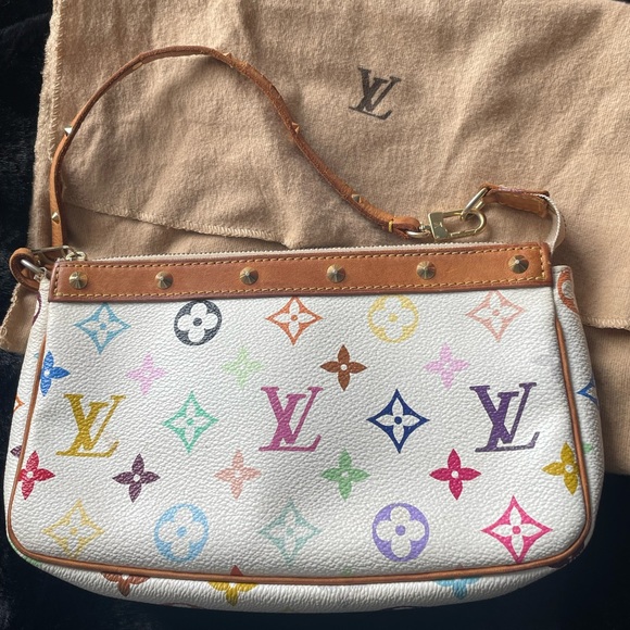 Louis Vuitton Handbags - Louis Vuitton Murakami Multicolore Pochette FULL SET